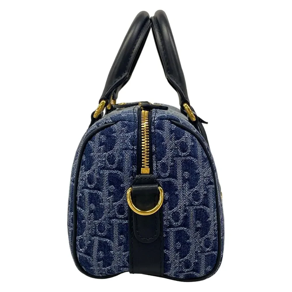 Christian Dior Groove 20 Bag Small Handbag M1364UDCE49EU Cream Dark Navy